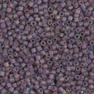 Miyuki delica beads 10/0 - Matted transparent mauve ab DBM-869